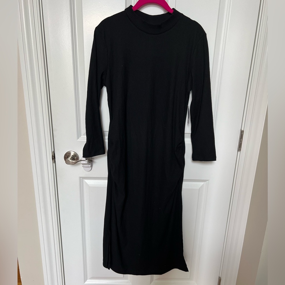 Old Navy Maternity Ribbed Mock Neck Sweater Dress